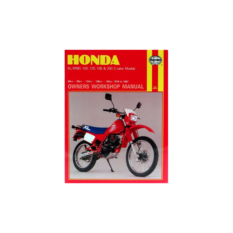 Honda XL/XR 80 100 125 185 & 200 2-valve Models 1978 - 1987