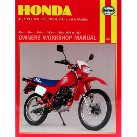 Honda XL/XR 80 100 125 185 & 200 2-valve Models 1978 - 1987