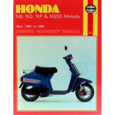 Honda NB ND NP & NS50 Melody 1981 - 1985