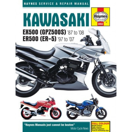 Kawasaki EX500 (GPZ500S) & ER500 (ER-5) 1987 - 2008