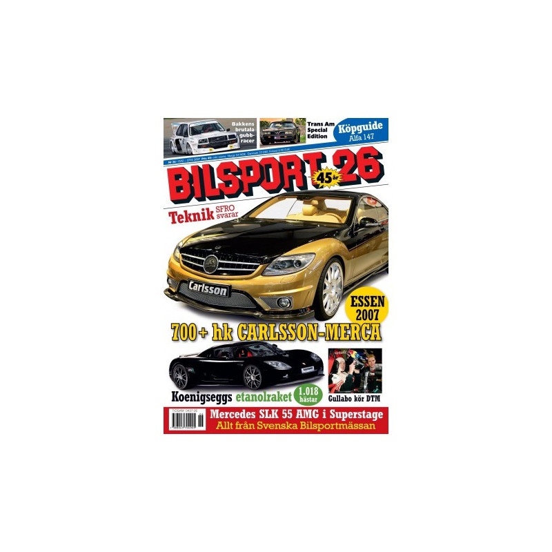 Bilsport nr 26 2007