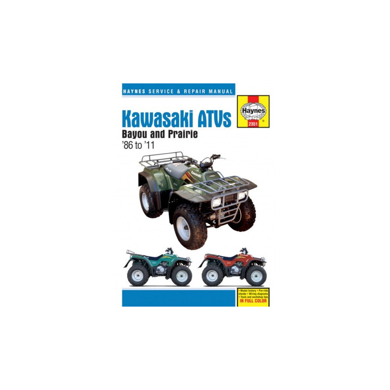 Kawasaki Bayou & Prairie ATVs 1986 - 2011