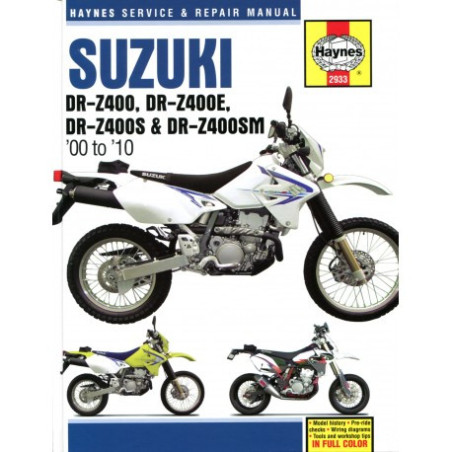 Suzuki DR-Z400 DR-Z400E DR-Z400S & DR-Z400SM 2000 - 2010