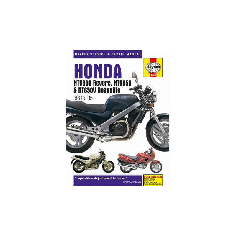 Honda NTV600 Revere NTV650 & NT650V Deauville 1988 - 2005