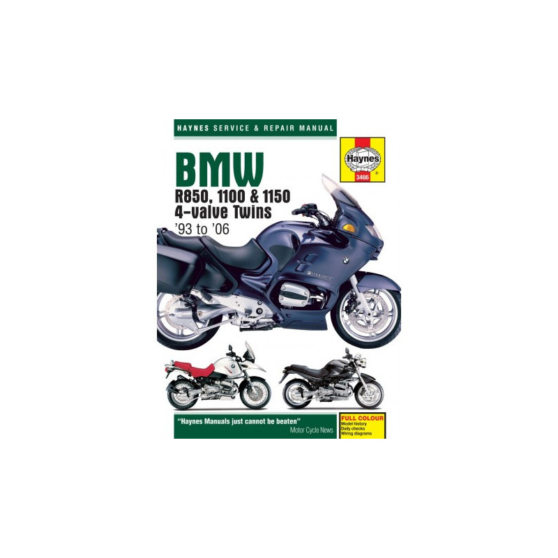 BMW R850 1100 & 1150 4-valve Twins 1993 - 2006