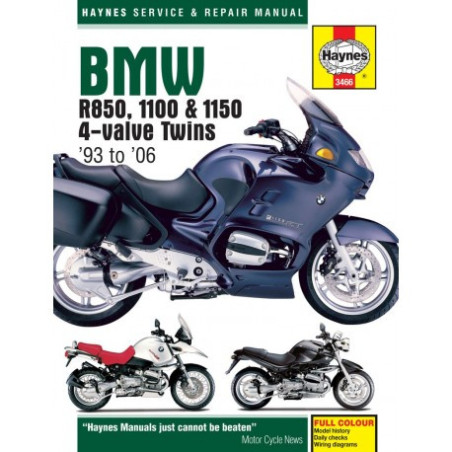 BMW R850 1100 & 1150 4-valve Twins 1993 - 2006