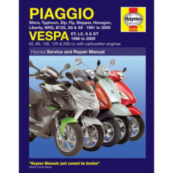 Piaggio (Vespa) Scooters 1991 - 2009