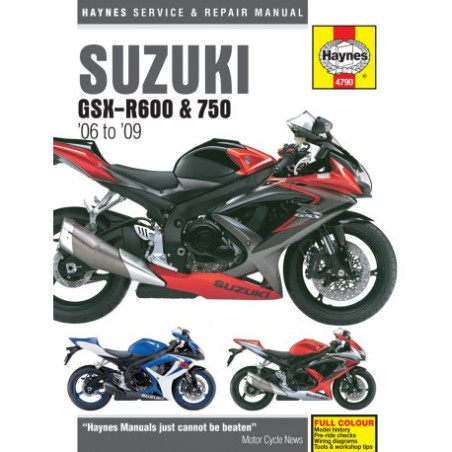 Suzuki GSX-R600 & 750 2006 - 2009