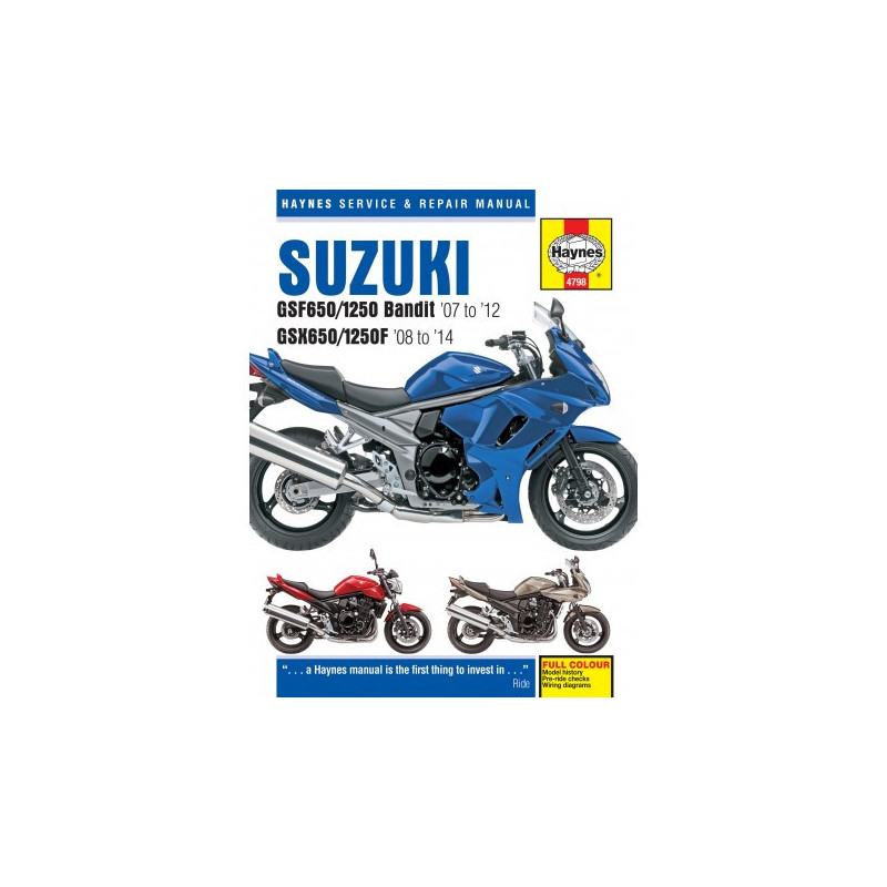 Suzuki GSF650/1250 Bandit & GSX650/1250F 2007 - 2014