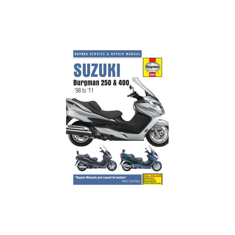 Suzuki Burgman 250 & 400 1998 - 2011