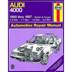 Audi 4000 (Sedan and Coupe) for 1980 thru 1987 Haynes Repair Manual