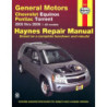 Chevrolet Equinox (2005 thru 2012) and Pontiac Torrent (2006 thru 2009) Haynes Repair Manual