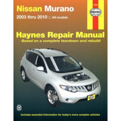 Nissan Murano Haynes Repair Manual for 2003 thru 2010