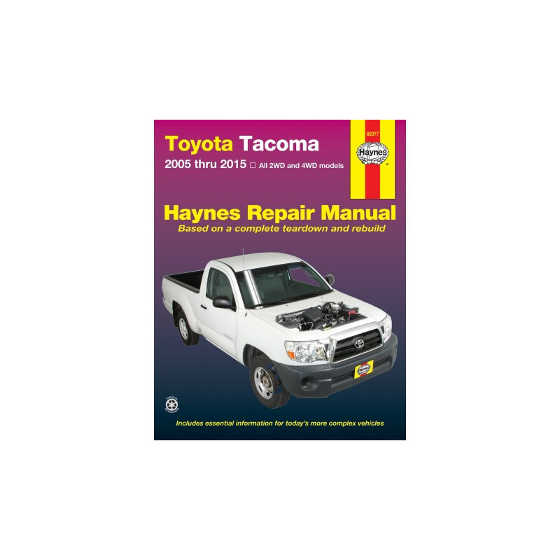 Toyota Tacoma Haynes Repair Manual covering all models for 2005-2015