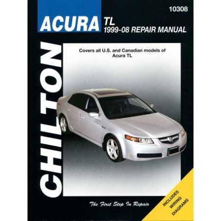 Acura TL Chilton Repair Manual covering all US and Canadian models for 1999-08