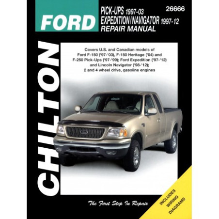 Ford Pick-Ups Expedition and Navigator Chilton Repair Manual covering Ford F-150 (1997-03) F-150 Heritage (2004) F-