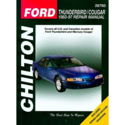 Ford Thunderbird/Mercury Cougar Chilton Repair Manual for 1983-97 covering all models