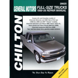 General Motors Full-Size Trucks Chilton Repair Manual for 1999-06 covering all models of Chevrolet Silverado GMC Si