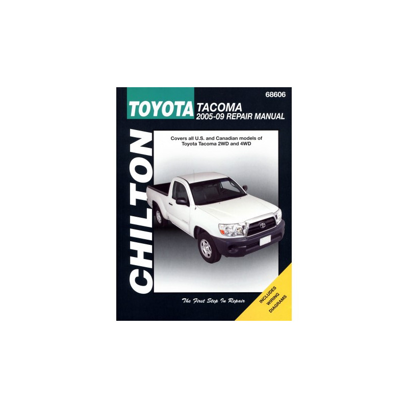 Toyota Tacoma Chilton Repair Manual covering all models for 2005-09