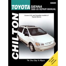 Toyota Sienna Chilton Repair Manual for 1998-09 (Does not include information specific to all-wheel drive models)