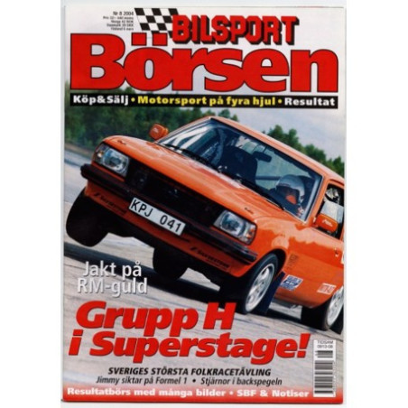 Bilsport Börsen nr 8  2004