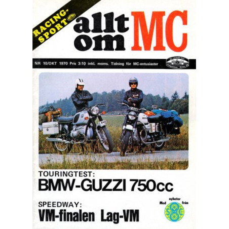 Allt om MC nr 10  1970