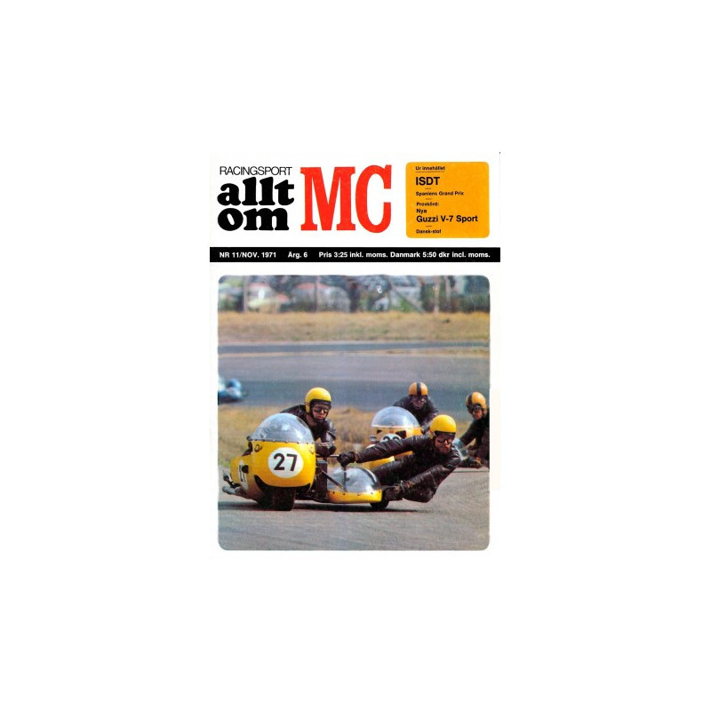 Allt om MC nr 11  1971