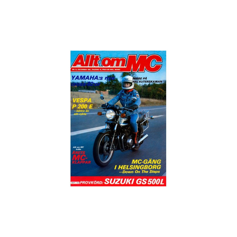 Allt om MC nr 12  1981