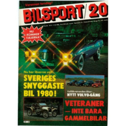 Bilsport nr 20  1980