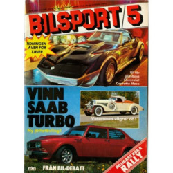 Bilsport nr 5  1981