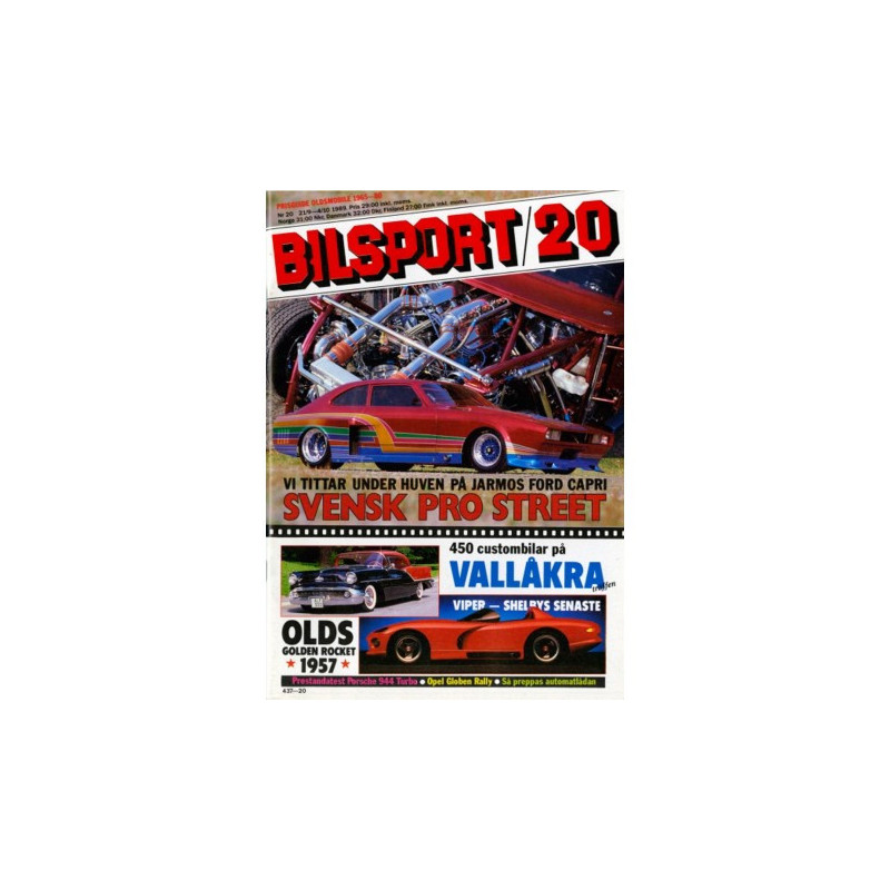 Bilsport nr 20  1989