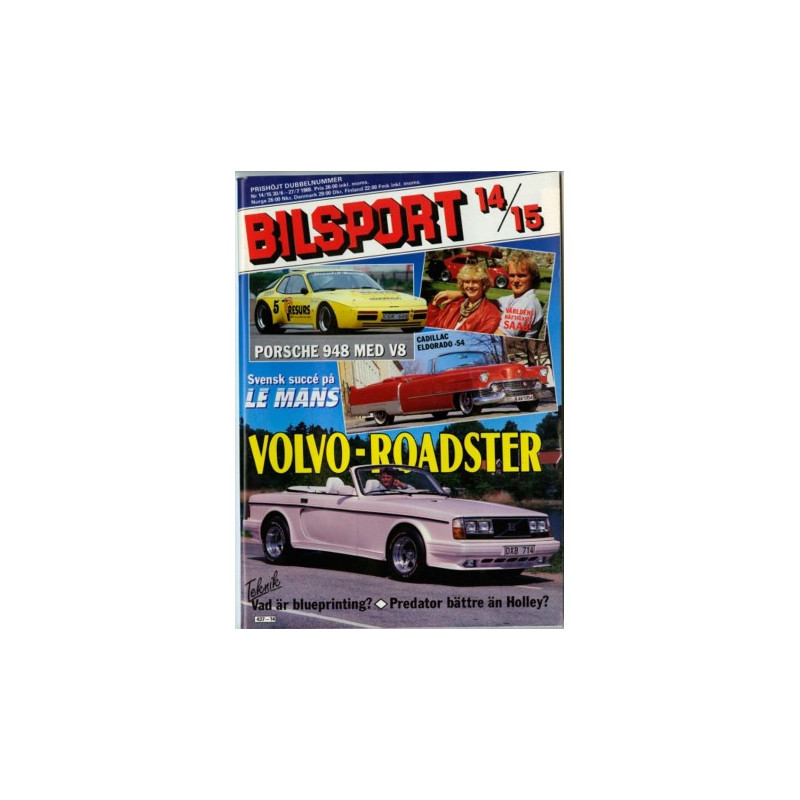 Bilsport nr 14  1988