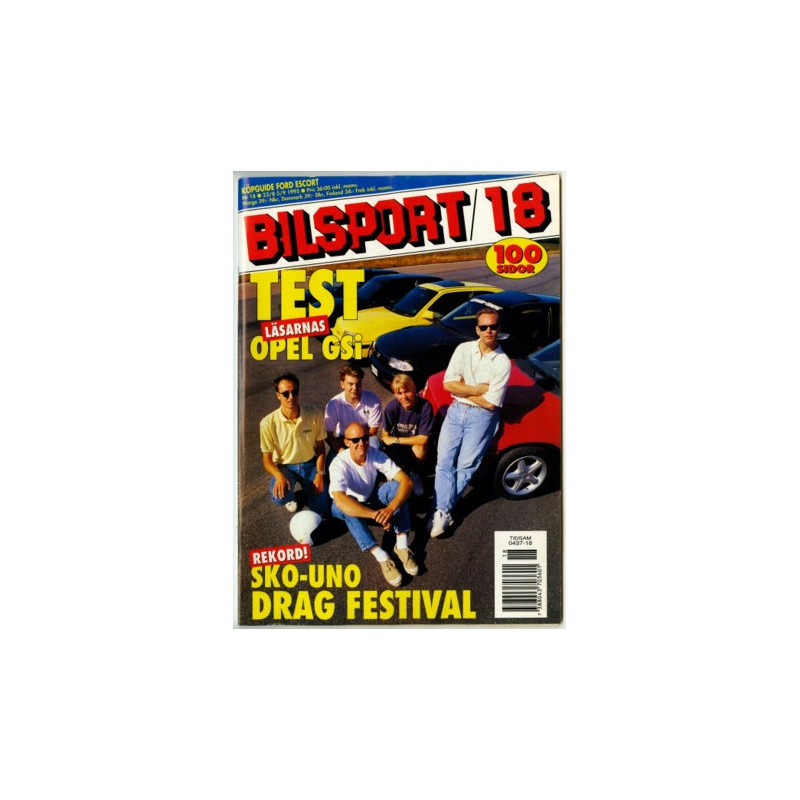 Bilsport nr 18  1995