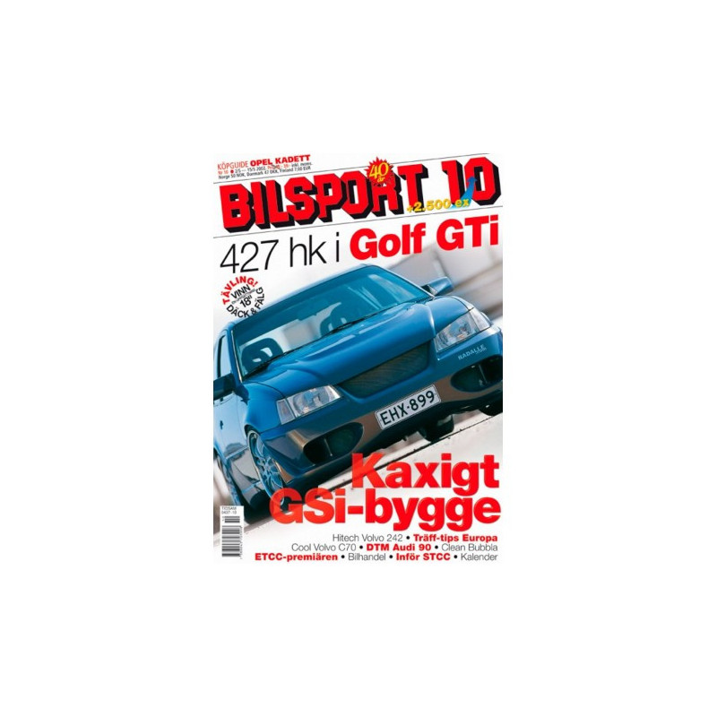 Bilsport nr 10  2002