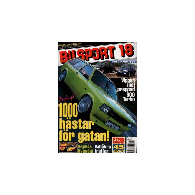 Bilsport nr 18  1999