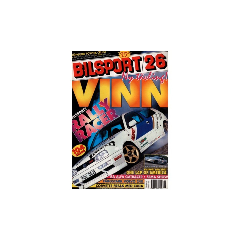 Bilsport nr 26  1997