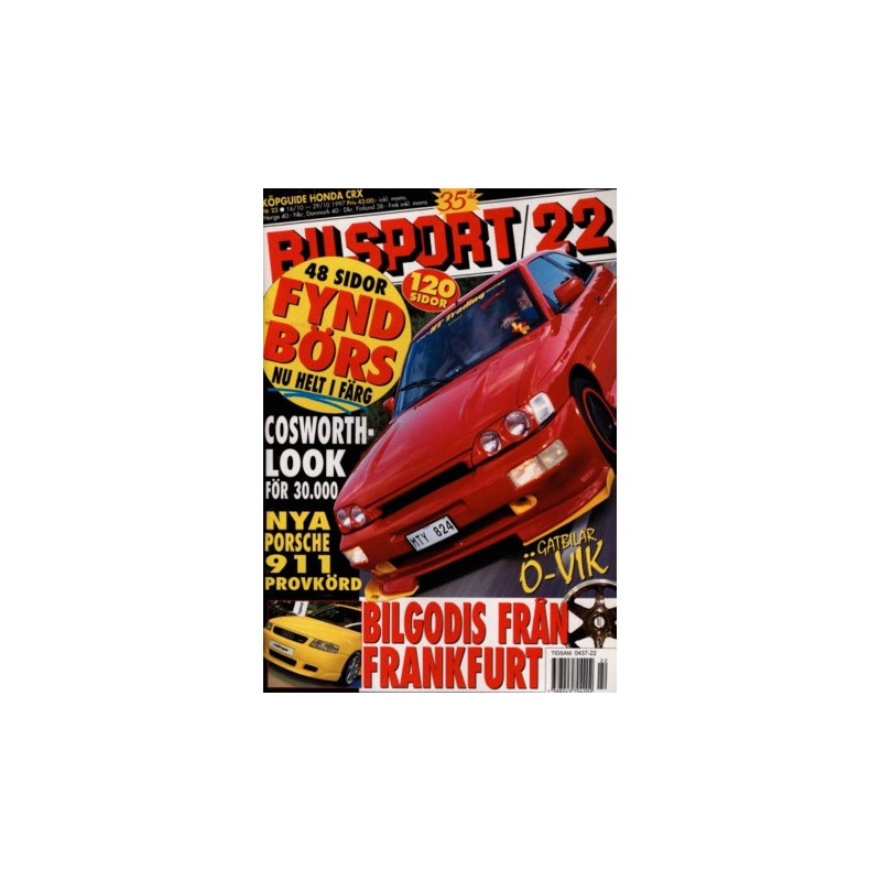 Bilsport nr 22  1997