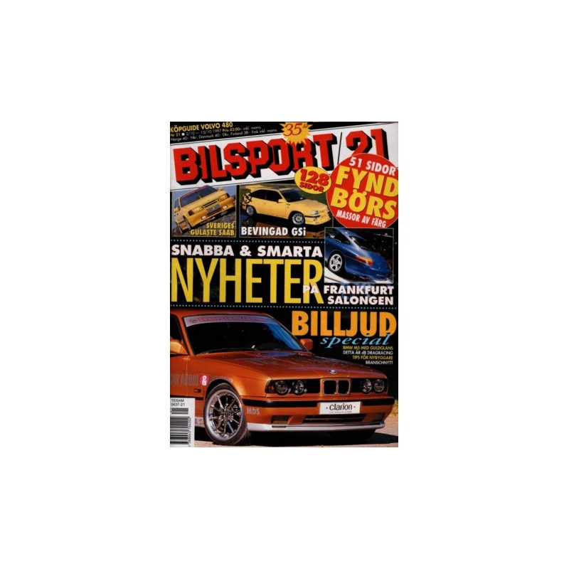 Bilsport nr 21  1997