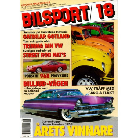 Bilsport nr 18  1991