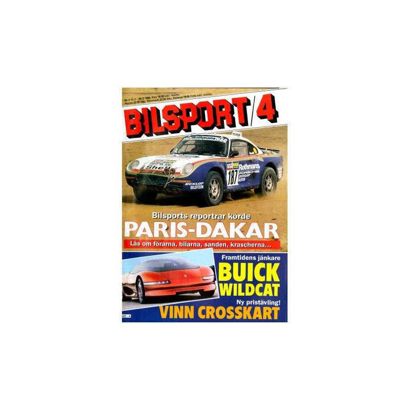 Bilsport nr 4  1986