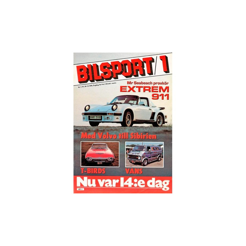 Bilsport nr 1  1979