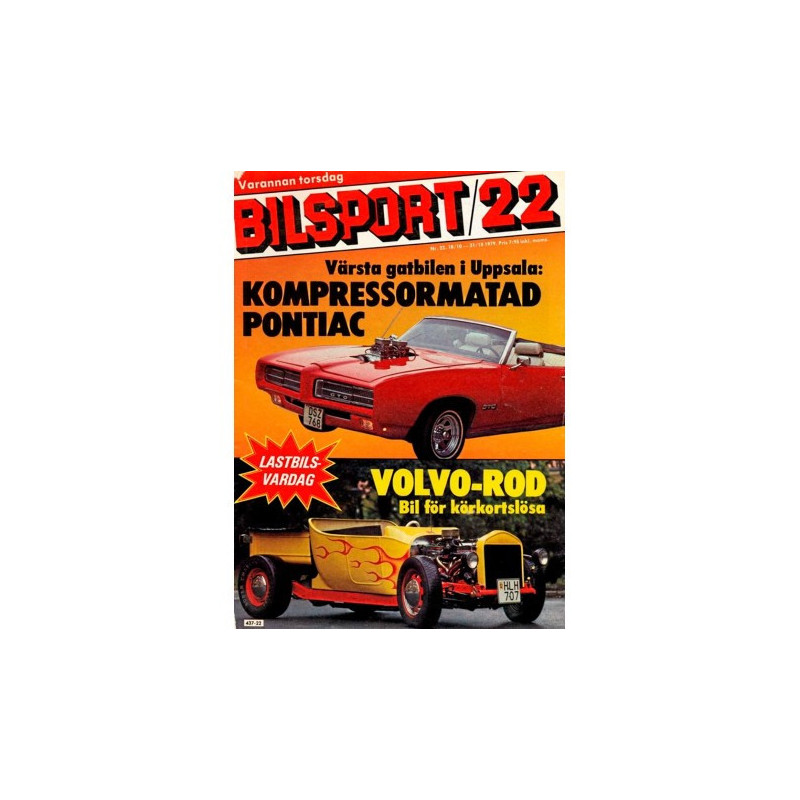 Bilsport nr 22  1979