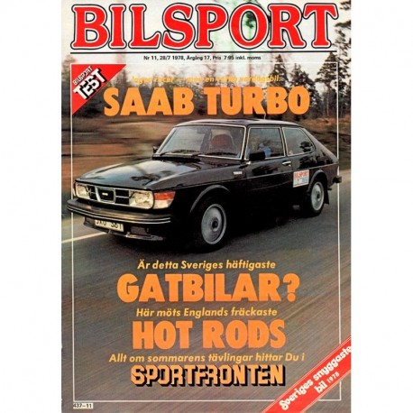 Bilsport nr 11  1978